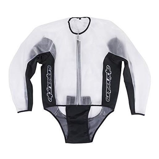 Alpinestars racing rain jacket, giacca impermeabile, nero, 3xl
