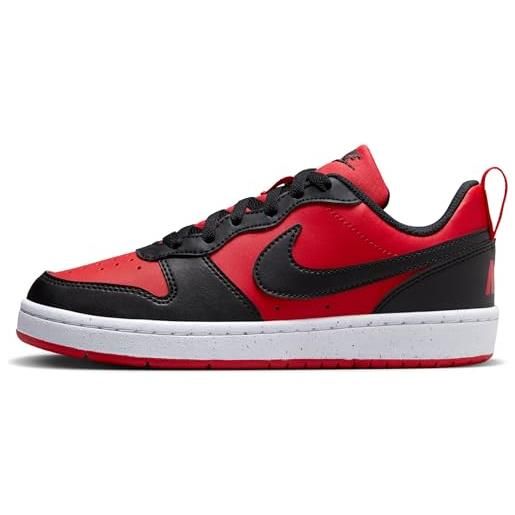 Nike court borough low recraft (gs), sneaker, university red/black-white, 36.5 eu