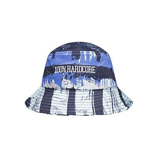 100% Hardcore buckethat royal - cappello da pescatore, multicolore, s/m