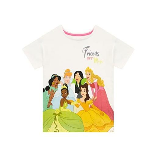 Disney maglietta per ragazze princess bianco 4-5 anni