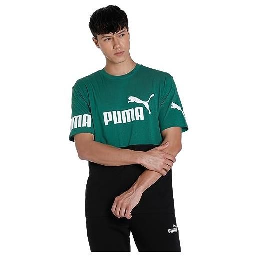 PUMA t-shirt power colourblock da uomo xl vine green