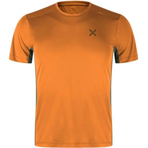 MONTURA t-shirt world 2 uomo mandarino/verde salvia