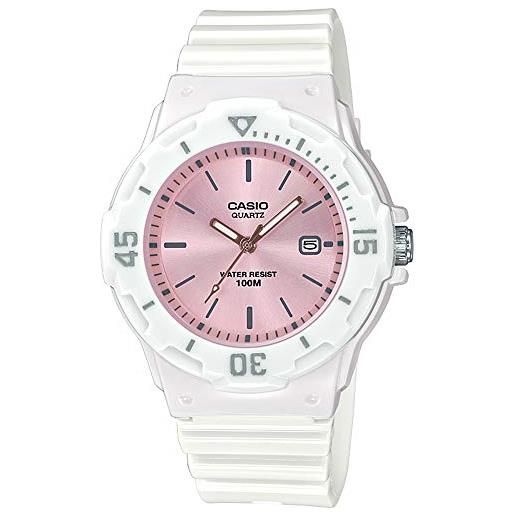 Casio orologio analogico quarzo unisex adulto con cinturino in resina lrw-200h-4e3vef