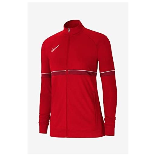 Nike academy 21 knit track jacket - giacca sportiva da donna, donna, giacca da tuta, cv2677-719, giallo/nero/antracite/nero, l