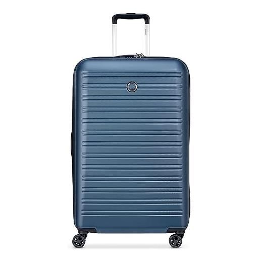 DELSEY PARIS - segur 2.0 - valigetta rigida grande - 75 x 50 x 30 cm - 105 litri - xl - blu