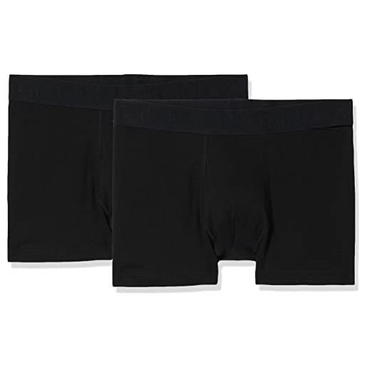 4F boxer shorts m022 (2pack), slip uomo, deep black, 