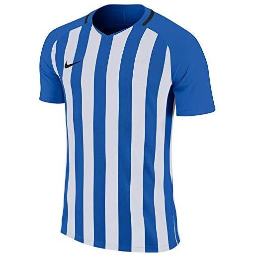 Nike striped division iii ss maglietta, königsblau/weiß/schwarz, xl uomo