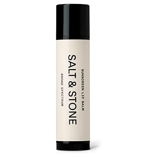 Salt & Stone spf 30 lip balm - broad spectrum lip protection that sinks in effortlessly and is water resistant and reef safe - cruelty free, gluten free, made in usa