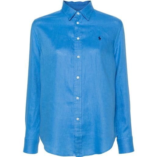 POLO RALPH LAUREN camicia in lino relaxed-fit