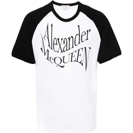 ALEXANDER MCQUEEN t-shirt con stampa frontale