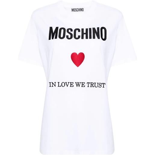MOSCHINO t-shirt in love we trust