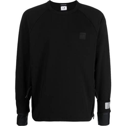 CP COMPANY metropolis series stretch fleece pocket sweatshirt