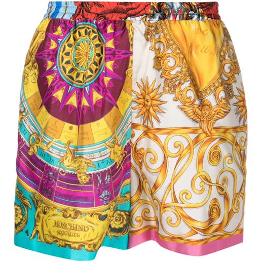 MOSCHINO shorts con stampa foulard