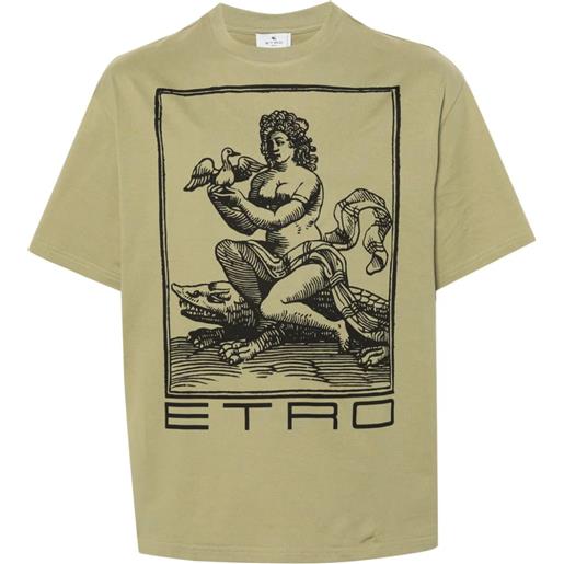 ETRO t-shirt stampa logo