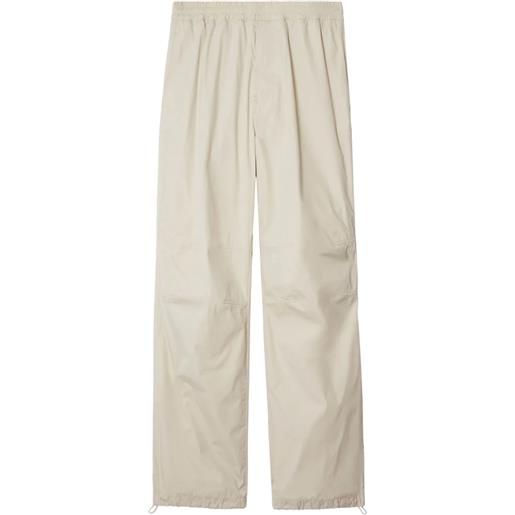 BURBERRY pantaloni in misto cotone