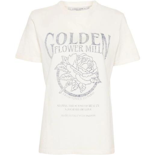 Golden goose t-shirt con stampa