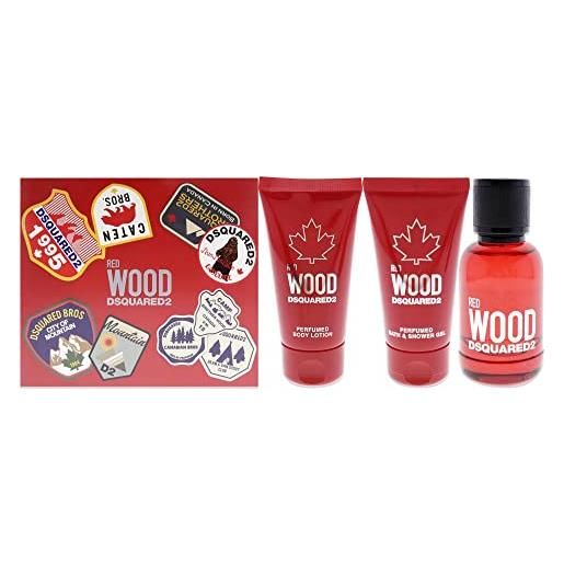 DSQUARED2 red wood edt 50 ml + sg 50 ml + bl 50 ml (woman)