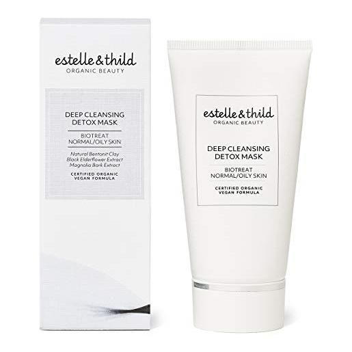 Estelle & Thild - bio. Treat deep cleansing detox mask. All skin types, certified organic, vegan formula, cruelty free. - sweden - 75 ml
