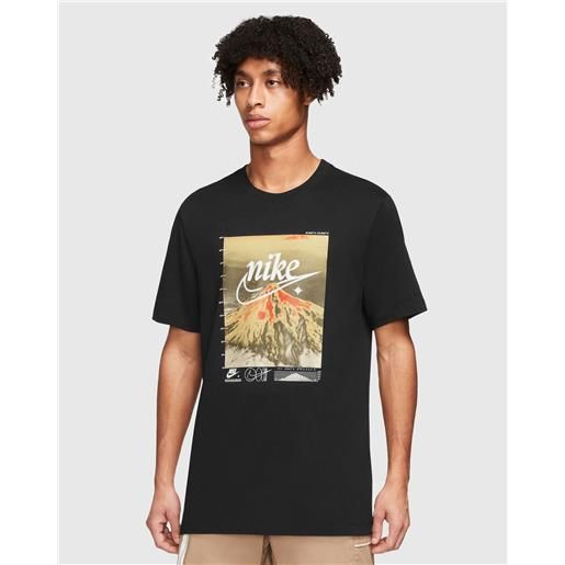Nike t-shirt manica corta sportswear nero uomo