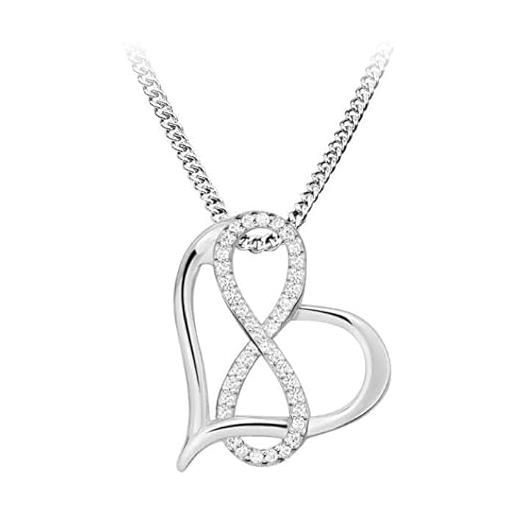 Silver Cat collana delicate silver necklace with zircons sc488 (chain, pendant) ssc0483 marca, estándar, metallo, nessuna pietra preziosa
