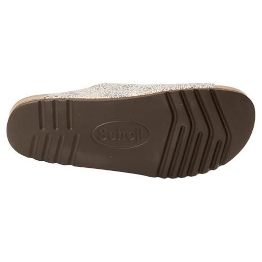Scholl donna josephine sandale, argento/multi, 39 eu, argento multi, 39 eu