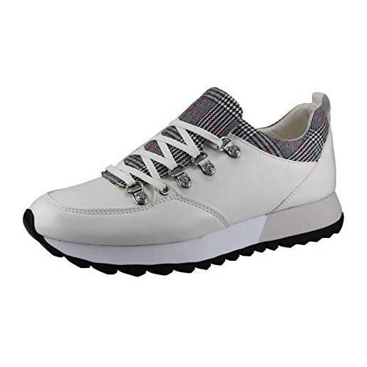 s.Oliver 5-5-23612-33, scarpe da ginnastica basse donna, bianco (white comb. 110), 36 eu