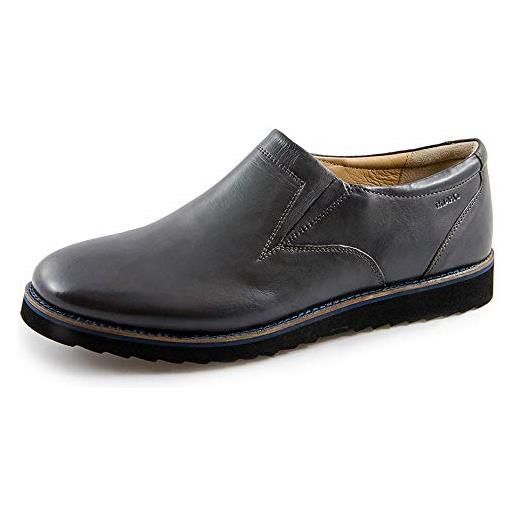 Marc Shoes london, mocassini uomo, grigio (mara soft ox milled dark grey 00596), 42 eu