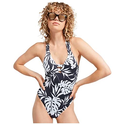 Roxy pt love the wave catcher costume da bagno, anthracite surf trippin bico s, xs donna