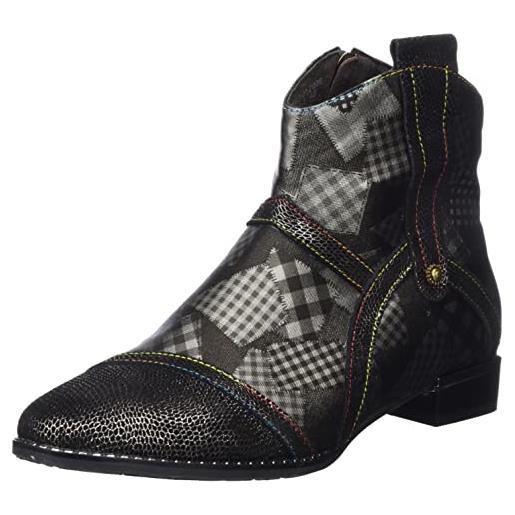 Laura vita ibcalono 01, ankle boot donna, nero, 37 eu