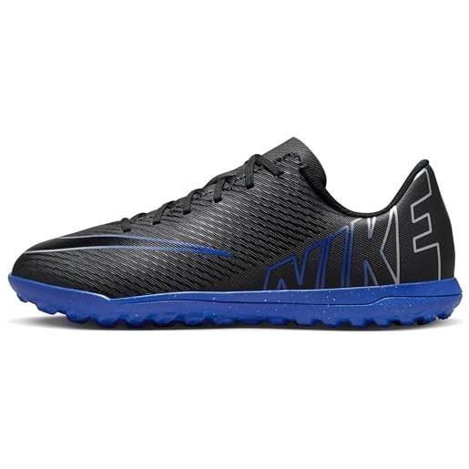 Nike vapor 15 club, scarpe da calcio, black/chrome-hyper royal, 33 eu