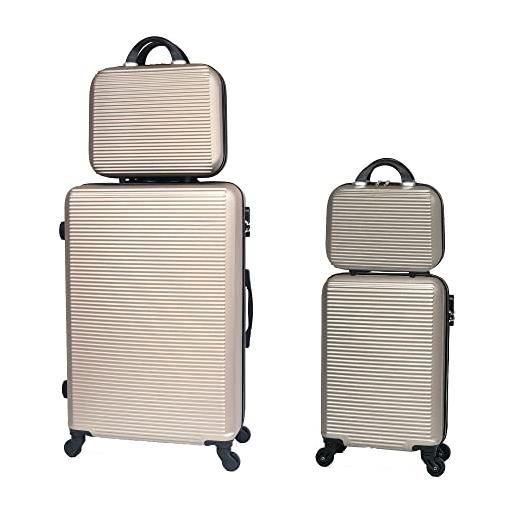 CELIMS valigia bagaglio a mano/media/grande con o senza astuccio, marchio francese, grande & petite
