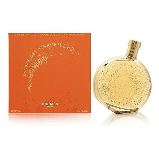 Hermes l'ambre des merveilles, eau de parfum spray per donna, 100 ml