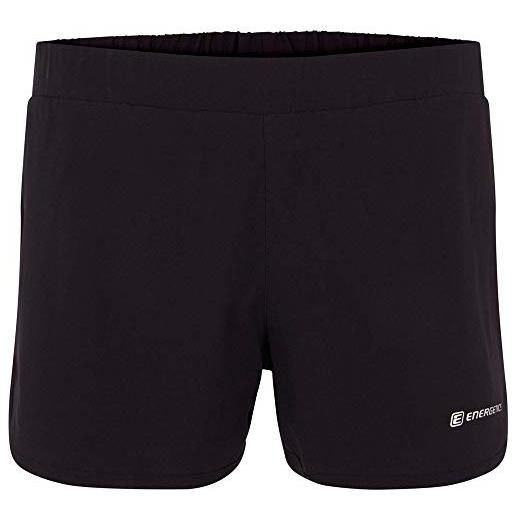 Energetics bamas shorts, pantaloncini da bambino, nero/rosso, 152