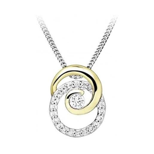 Silver Cat collana sparkling cubic zirconia necklace sc521 (chain, pendant) ssc0519 marca, estándar, metallo, nessuna pietra preziosa