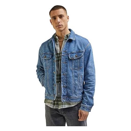 Lee relaxed rider jacket denim, downtown, s uomo
