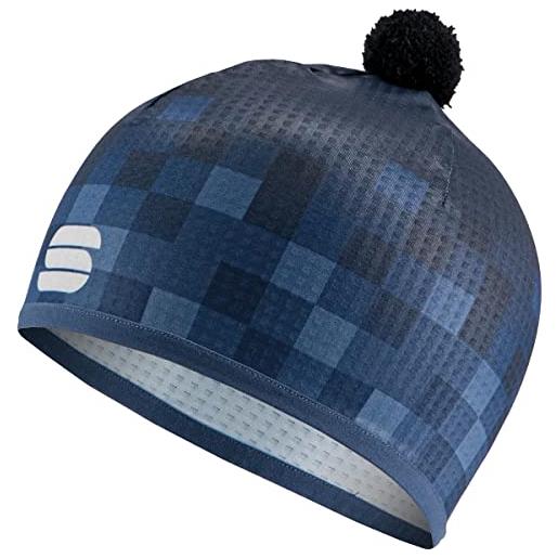 Sportful berretto sci uomo 0422534 456 squadra light hat galaxy blue (unica -. )