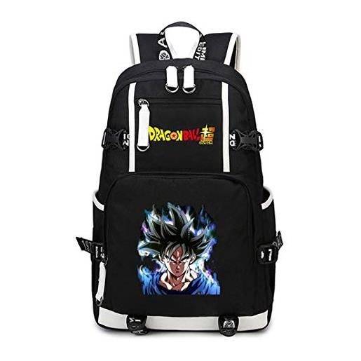 WANHONGYUE dragon ball anime laptop backpack borsa da scuola zaino studente zaini casual viaggio zainetto nero-1