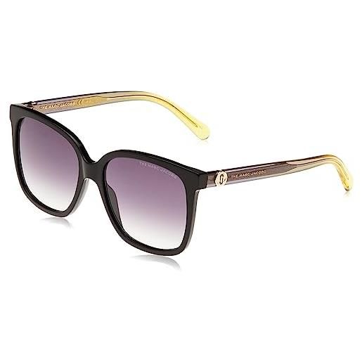 Marc Jacobs marc 582/s 71c/9o black yellow sunglasses unisex acetate, standard, 56 occhiali, 71c, 60 donna