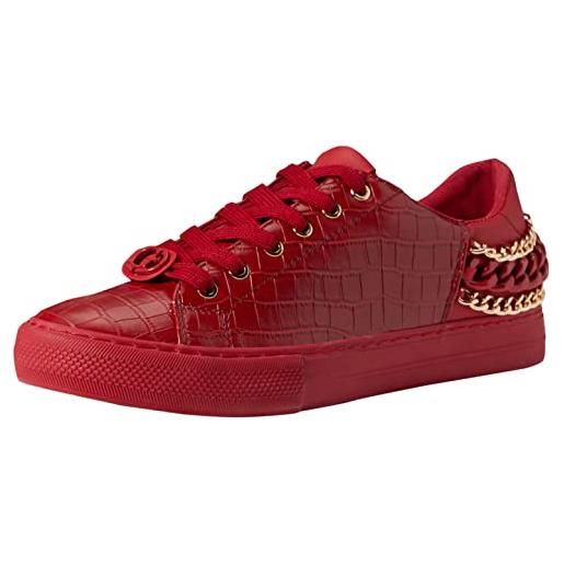 GUESS lyba, scarpe da ginnastica donna, colore: rosso, 36.5 eu