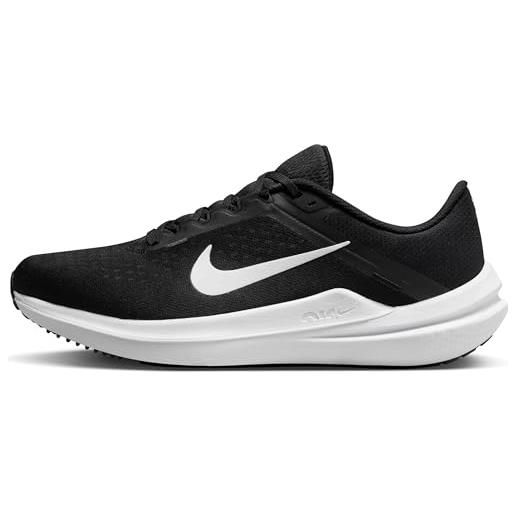 Nike winflo 10, sneaker uomo, nero, bianco, nero, 49.5 eu