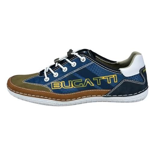 bugatti con lacci, scarpe da ginnastica uomo, multicolore, 48 eu