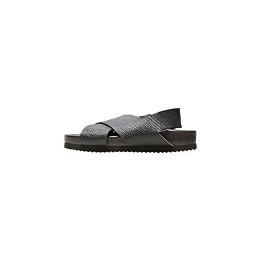 SELECTED FEMME slfelf strap sandal b, plateau donna, nero (black black), 38 eu