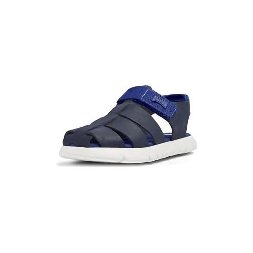 Camper oruga sandal k800242, t-strap, blu 024, 35 eu