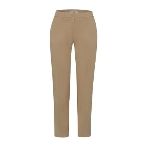 BRAX style maron s smart cotton pantaloni eleganti da uomo, sabbia chiara, 38w x 30l donna