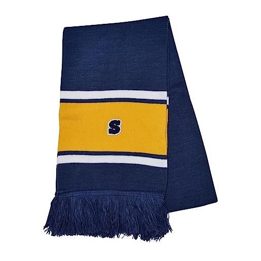 Urban Classics college team scarf sciarpa, blu spazio/giallo/bianco, taglia unica unisex-adulto