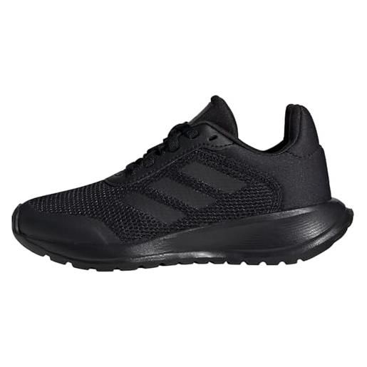 adidas tensaur run 2.0 k, scarpe da ginnastica, nucleo nero nero grigio six, 28 eu