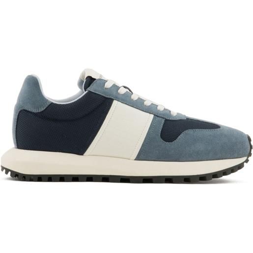 Emporio Armani sneakers con design color-block - blu