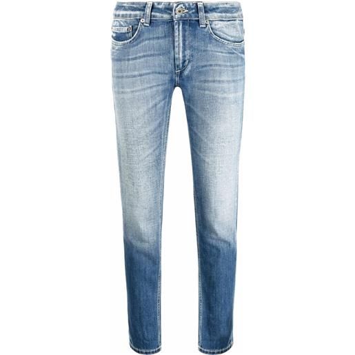 DONDUP jeans slim a vita bassa - blu