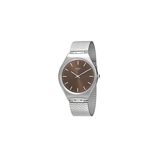Swatch orologio analogueico quarzo donna con cinturino in acciaio inox syxs112gg