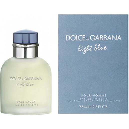 Dolce & Gabbana light blue eau de toilette uomo 75ml
